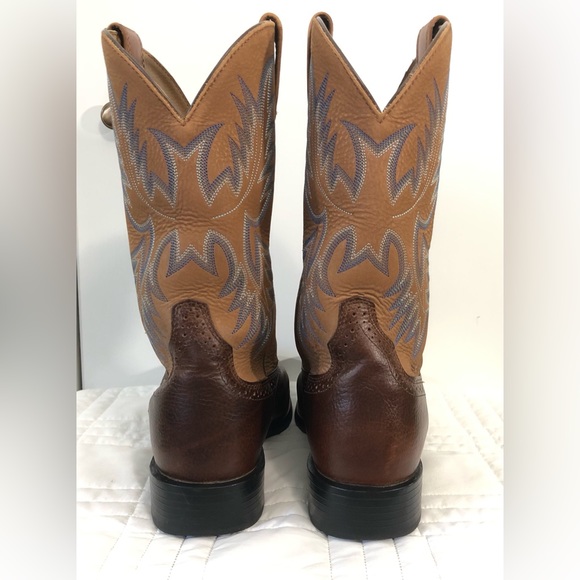Ariat Heritage Stockman Barrel Brown Boot. Size 11.5D main image 7